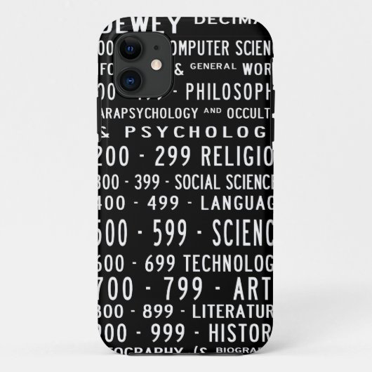Coques Case-Mate iPhone Dewey Decimal iPhone case (Dos)