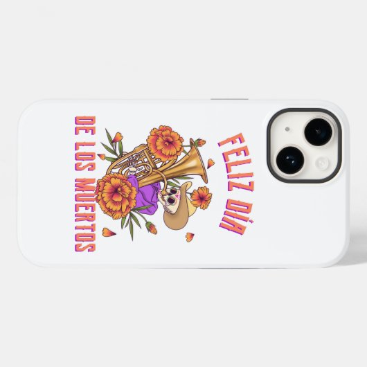 Coques Case-Mate iPhone Dia De Los Muertos (Verso (horizontal))