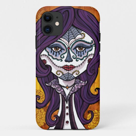 Coques Case-Mate iPhone Dia de los Muertos iphone4 coque-orange (Dos)