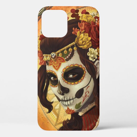 Coques Case-Mate iPhone Dia De Los Muertos Throw Pillow (Verso)