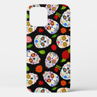 Dia Los Muertos : motif crâne à sucre.