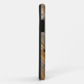 Coques Case-Mate iPhone Diagonale en tôle de bois *Personnaliser* (Dos/Droite)