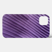 Coques Case-Mate iPhone Diagonale pourpre feuille (Verso (horizontal))