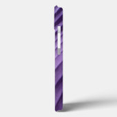 Coques Case-Mate iPhone Diagonale pourpre feuille (Verso / Gauche)