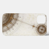 Coques Case-Mate iPhone Diagramme nautique antique, grunge (Verso (horizontal))