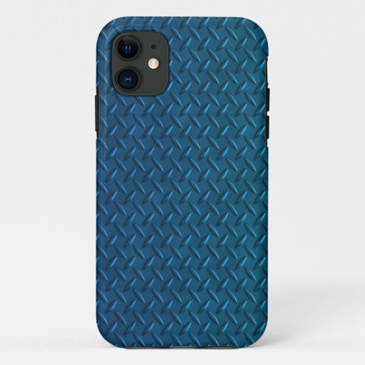 Coques Case-Mate iPhone Diamant bleu (Dos)