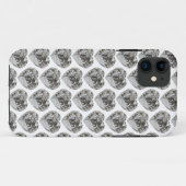 Coques Case-Mate iPhone Diamant de coeur (Dos (Horizontal))
