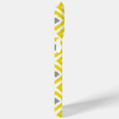 Coques Case-Mate iPhone Diamant jaune et gris Motif Ikat (Verso / Droite)