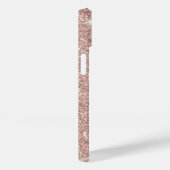 Coques Case-Mate iPhone Diamant Look Parties scintillant Calligraphie Nom  (Verso / Droite)