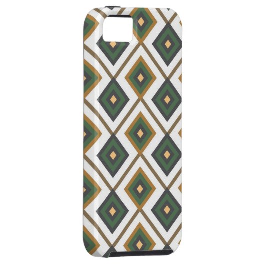 Coques Case-Mate iPhone Diamante en vert (Dos/Droit)