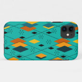 Coques Case-Mate iPhone Diamants atomiques (Dos (Horizontal))