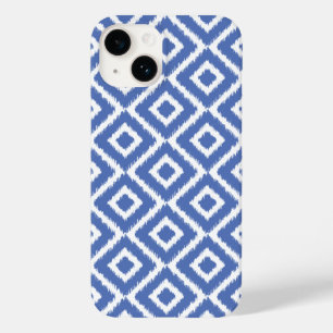 Coques Pour iPhone Diamants bleus d'Ikat
