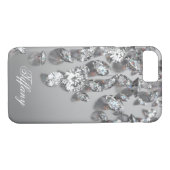 Coques Case-Mate iPhone Diamants brillant boule étincelante Monogramme per (Dos (Horizontal))