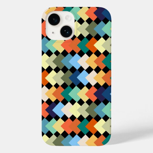 Coques Case-Mate iPhone Diamants de couleur claire (Verso)