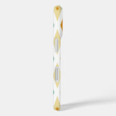 Coques Case-Mate iPhone Diamants de crème orange turquoise Étoiles Moyen-s (Verso / Droite)