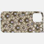 Coques Case-Mate iPhone Diamants Fleurs Gemstone Luxe (Verso (horizontal))