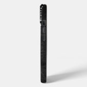 Coques Case-Mate iPhone Diamants Sur Cuir Noir (Verso / Gauche)
