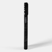 Coques Case-Mate iPhone Diamants Sur Cuir Noir (Verso / Droite)