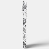 Coques Case-Mate iPhone Diamants tribaux noirs Boue Motif africain (Verso / Gauche)