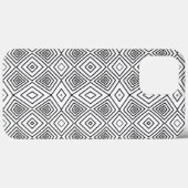 Coques Case-Mate iPhone Diamants tribaux noirs Boue Motif africain (Verso (horizontal))