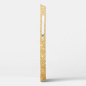 Coques Case-Mate iPhone Diamond Bling Calligraphie Nom Paillettes Rose Gol (Verso / Gauche)