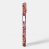 Coques Case-Mate iPhone Diamond Calligraphie Nom Rose Gold Agate (Verso / Droite)