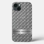 Coques Case-Mate iPhone Diamond Cut Metal Plate (Verso)
