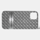 Coques Case-Mate iPhone Diamond Cut Metal Plate (Verso (horizontal))