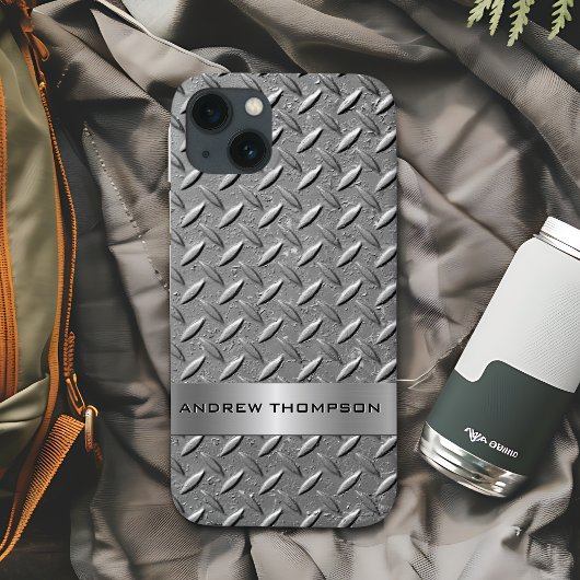 Coques Case-Mate iPhone Diamond Cut Metal Plate