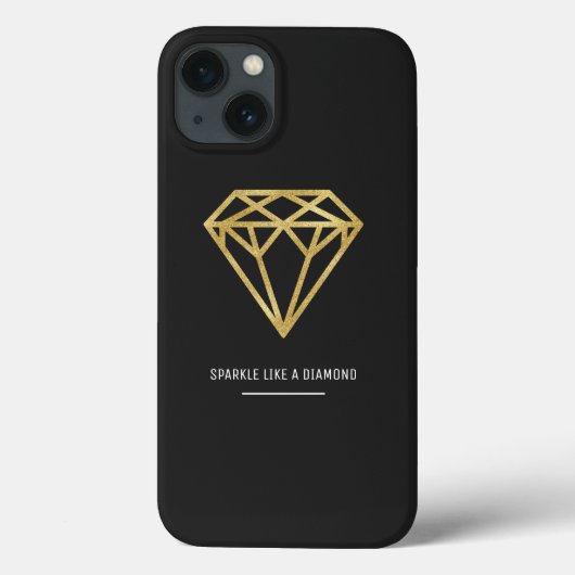 Coques Case-Mate iPhone Diamond d'or (Verso)