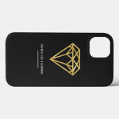 Coques Case-Mate iPhone Diamond d'or (Verso (horizontal))