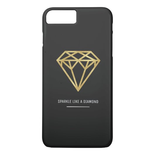 Coques Case-Mate iPhone Diamond d'or (Dos)