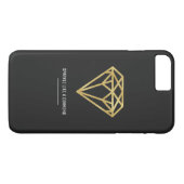 Coques Case-Mate iPhone Diamond d'or (Dos (Horizontal))