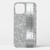 Coques Case-Mate iPhone Diamond Faux Parties scintillant Nom de calligraph (Verso)