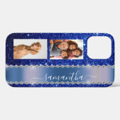 Coques Case-Mate iPhone Diamond Photo Parties scintillant Calligraphie Nom (Verso (horizontal))