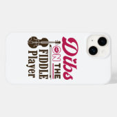 Coques Case-Mate iPhone Dibs sur le joueur Fiddle Fiddler Femme amie (Verso (horizontal))