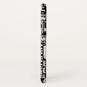 Coques Case-Mate iPhone Dictionnaire d'ordinateur monochrome (Dos/Droite)