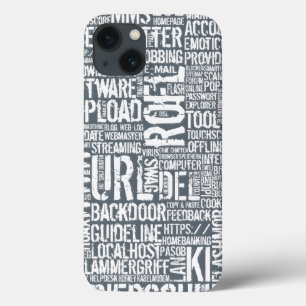 Case-Mate iPhone Case Dictionnaire d'ordinateur monochrome