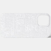 Coques Case-Mate iPhone Dictionnaire informatique monochrome (Verso (horizontal))