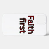Coques Case-Mate iPhone Dicton religieux de foi (Verso (horizontal))