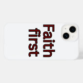 Coques Case-Mate iPhone Dicton religieux de foi (Verso (horizontal))