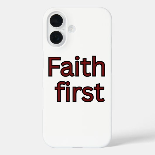 Coques Case-Mate iPhone Dicton religieux de foi (Verso)