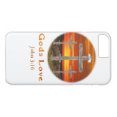 Coques Case-Mate iPhone Dieu aime (Dos (Horizontal))