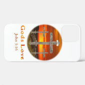 Coques Case-Mate iPhone Dieu aime (Verso (horizontal))