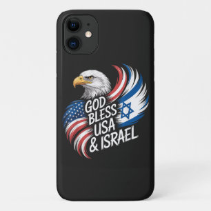 Case-Mate iPhone Case Dieu bénisse Israël USA