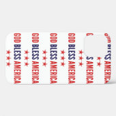 Coques Case-Mate iPhone Dieu bénisse l'Amérique (Verso (horizontal))