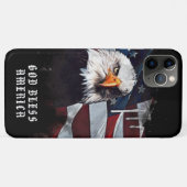Coques Case-Mate iPhone *~* DIEU BLESS AMERICA AP16 Drapeau patriotique EA (Dos (Horizontal))