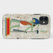 Coques Case-Mate iPhone Dieu égyptien ancien Thoth Thoth Hiéroglyphes Desi (Dos (Horizontal))