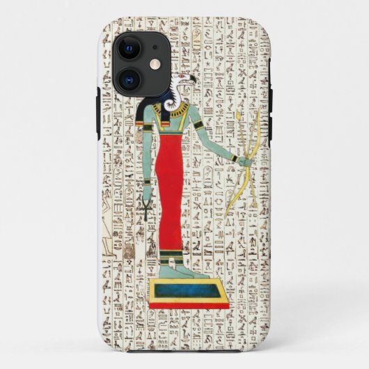 Coques Case-Mate iPhone Dieu égyptien antique Geb Hiéroglyphics Design (Dos)