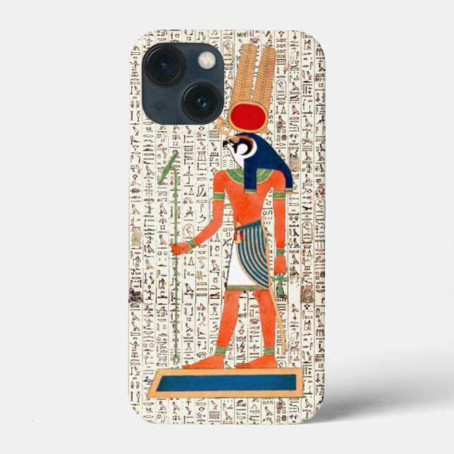 Coques Case-Mate iPhone Dieu égyptien antique Horus Hiéroglyphes Design (Verso)